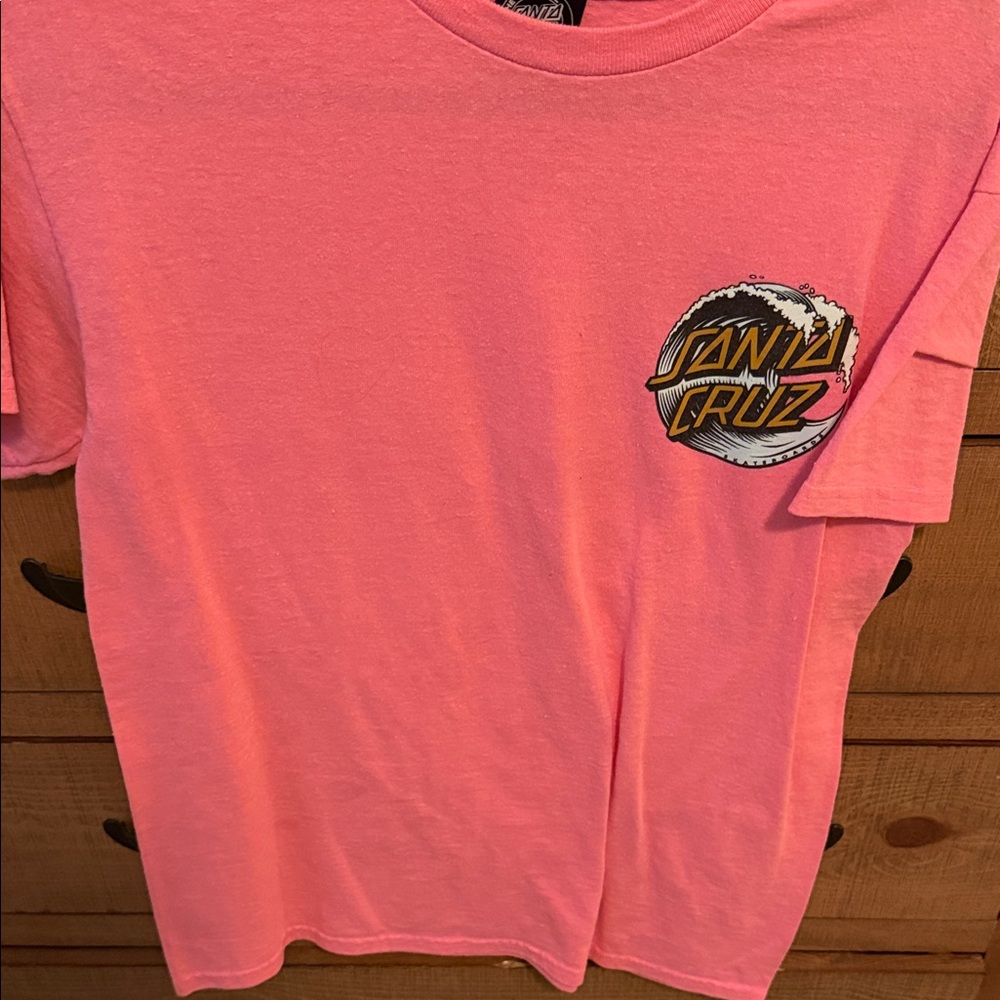 Santa Cruz Skateboards Vibrant Pink Short Sleeve Tee